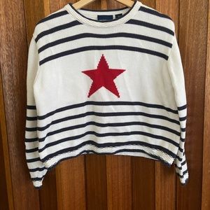 Liz Claiborne Striped Knit Sweater